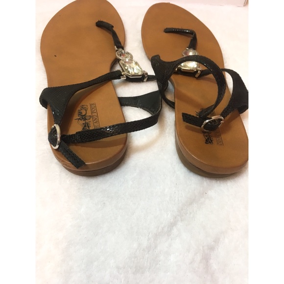 🔴SOLD Coach & Four Gemstone Sandals Size 8.5 - Picture 3 of 6